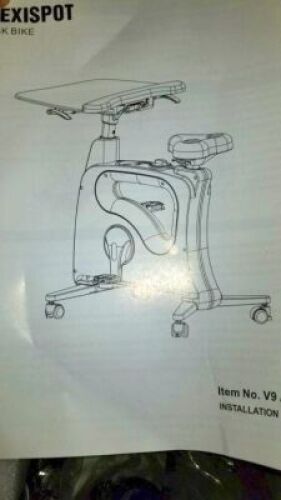 Flexispot Desk Bike V9, Items must be paid for & removed by 4:00 PM on Monday, July 24, 2023. No Exceptions!