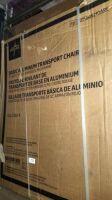 Medline Basic Aluminum Transport Chair , Items must be paid for & removed by 4:00 PM on Monday, July 24, 2023. No Exceptions!