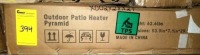 Outdoor Patio Heater Pyramid #C002Y2VK2F , Items must be paid for & removed by 4:00 PM on Monday, July 24, 2023. No Exceptions!