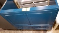 2-Door, 1-Drawer Bathroom Vanity Cabinet 22 7/8" (Blue) , Items must be paid for & removed by 4:00 PM on Monday, July 24, 2023. No Exceptions!