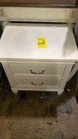 Million Dollar Baby Nighstand 2-Drawer 23" x 24 1/2 (Cream) , Items must be paid for & removed by 4:00 PM on Monday, July 24, 2023. No Exceptions!
