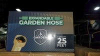 Joey's Garden 25' Expandable Garden Hose (16 Each) , Items must be paid for & removed by 4:00 PM on Monday, July 24, 2023. No Exceptions!