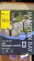 Hampton Bay LED Pathway Lights #P3100-01-12 2(6) (12 Each) , Items must be paid for & removed by 4:00 PM on Monday, July 24, 2023. No Exceptions!