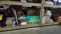Assorted Merchandise, Cast, Pampers, Shower Head, Air Purifier (Lot), Items must be paid for & removed by 4:00 PM on Monday, July 24, 2023. No Exceptions!