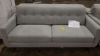 Ashley 78" 2-Cushions Sofa (Grey) Linen , Items must be paid for & removed by 4:00 PM on Monday, July 24, 2023. No Exceptions!
