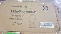 Elite Gourmet 1.8L Stainless Steel Percolators #EC-120 (4 Each) , Items must be paid for & removed by 4:00 PM on Monday, July 24, 2023. No Exceptions!