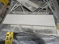 Ceramic Tile, White, 6" x 24" 27(12) (324 Pcs)
