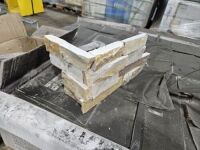 Natural Stone Corner Panel, Golden White, 6" x 18" 9(4) (36 Pcs)