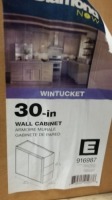 2 Pc. Base & Wall Cabnet (As Is) Grey (2 Each)