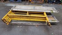 Scaffolding 3 Sec Cross Arms/Planks (5-Planks) (6-Uprights) (5-Cross Arms) (Lot)