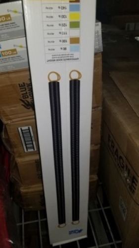 Extension Springs w/Safety Cables 27.5" 2(4) (8 Each)