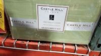 Queen Bed Sheets (Celadon) (2 Each) (1,000 Thread Count Egyptian Cotton)