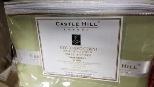 Queen Bed Sheets (Celadon) (2 Each) (1,000 Thread Count Egyptian Cotton)