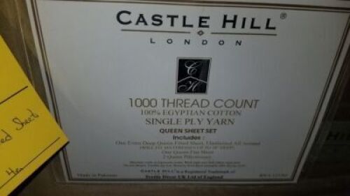 Queen Bed Sheets (Taupe) (4 Each) (1,000 Thread Count Egyptian Cotton)