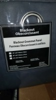Charcoal Grommet Blackout 50"x63" (3 Each)