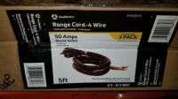 Range Cord 4-Wire 5' (2 Each)