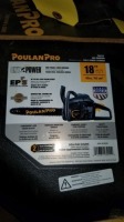 Poulan Pro 18" Chain Saw w/Case