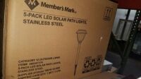 5-Pack Led Solar Path Lights S.S 2(5) (10 Each)