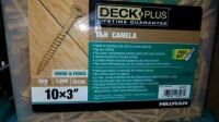 10x3" Tan Canela Wood & Fence Screws 2(1,550) (3,100) (2 Buckets)