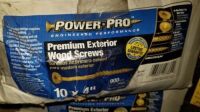 10x4" Exterior Wood Screws 2(900) (1800) (2 Boxes)
