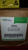 63" x 200 3CRC50 Standard Paper (White Back 135 Satin)