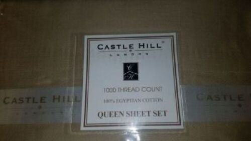 Queen Bed Sheets (Taupe) (3 Each) (1,000 Thread Count Egyptian Cotton)
