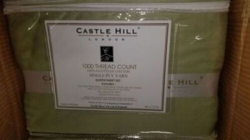 Queen Bed Sheets (Celadon) (3 Each) (1,000 Thread Count Egyptian Cotton)