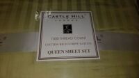 Queen Bed Sheets (Green) (2 Each) (1,000 Thread Count Egyptian Cotton)
