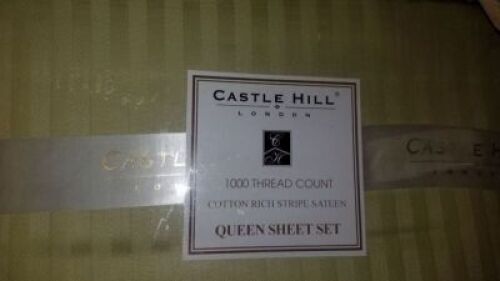 Queen Bed Sheets (Green) (3 Each) (1,000 Thread Count Egyptian Cotton)