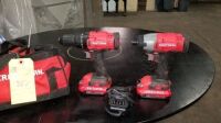 Craftsman 20-V Impact Driver Drill Driver w/2 Batteries & Charger (Set)