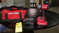 Craftsman 1/2 Cordless 20V Lithium ION Drill Driver, 2 Batteries & 1 Charger (Set)