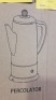 12 Cup Stainless Steel Percolator #EC-120 (2 Each) - 2
