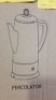 12 Cup Stainless Steel Percolator #EC-120 (4 Each) - 2