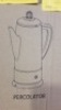 12 Cup Stainless Steel Percolator #EC-120 (4 Each) - 2
