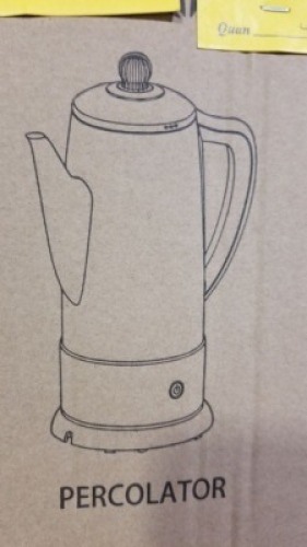 12 Cup Stainless Steel Percolator #EC-120 (2 Each)