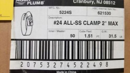 2" Clamps (50 Each)