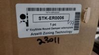 6" Easy Slide Round Damper w/Template (11 Each)