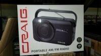 Portable AM/FM Radio (3 Each)