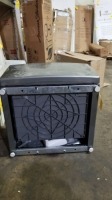 Laundry Pedestal Black Steel