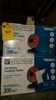 Oscillating Parabolic Heater, 200 SQ Ft. (2 Each)