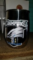 Stainless Steel Eagle Mugs (22 Each)