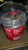 Senco #8 x1 1/2" Screws 38mm (3 Buckets)