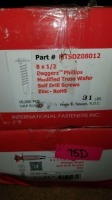 Assorted 6x1 7/8 / 8x 1/2 Self Drill Screws (14,000 Pcs) (2 Boxes)