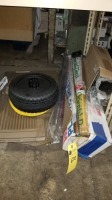 Assorted Mats, Plastic Sheeting and Extension Cords (Lot)