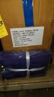 6pc. Towel Set (Navy) 18x13x20 (12 Sets)