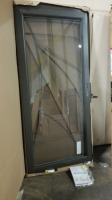 Larson Storm Door 36x80 Universal Hinge (Brown) Full View