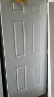 6-Panel Steel Door 82x35 (2 Each)