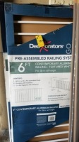 6' Pre Assembled Railing System (2 Each)