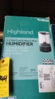 Highland 1.2 Gal Cool & warm Mist Humidifier