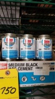 Oatey Med Black Abs Cement 6" 8oz (24 Each)